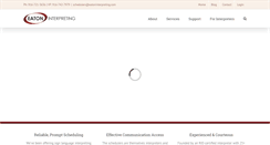Desktop Screenshot of eatoninterpreting.com